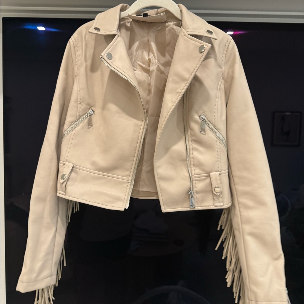 Nasty gal jacket with fringe